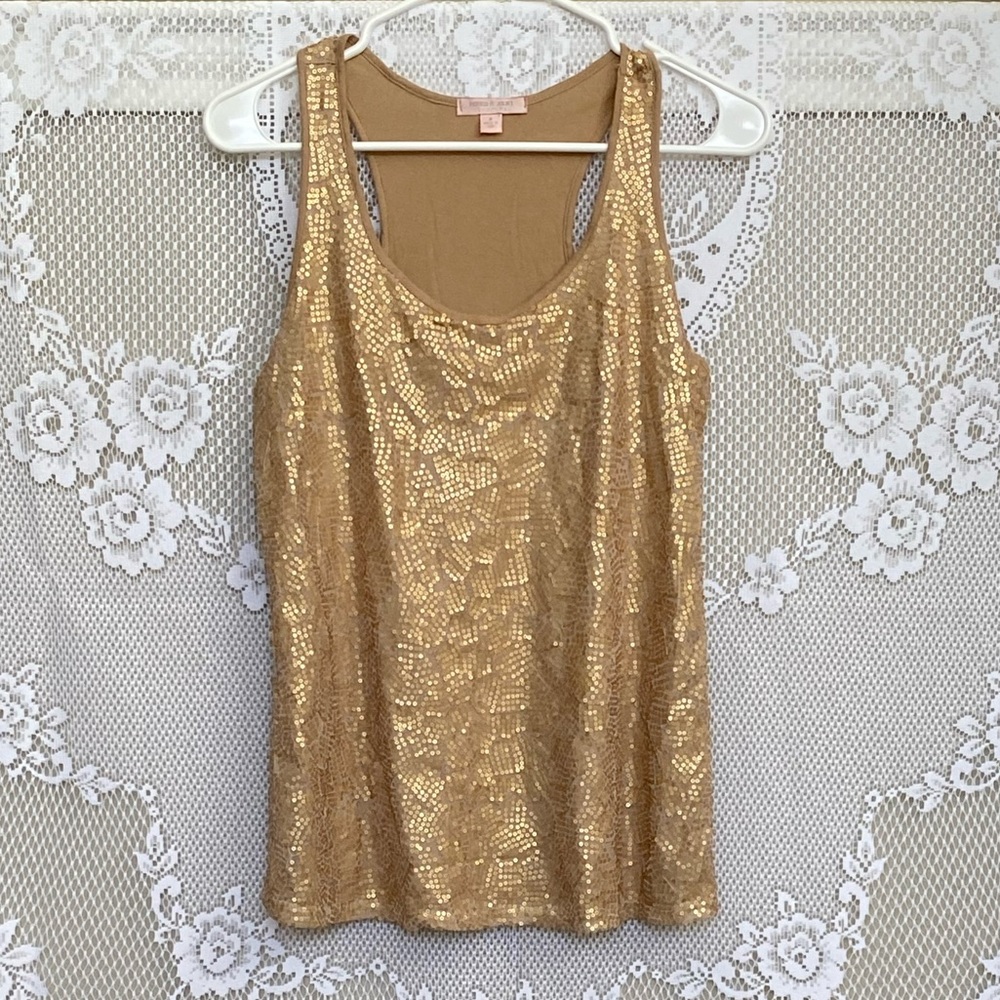 Gold Sequined Tank